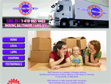 Tablet Screenshot of movers-baltimore-md.com